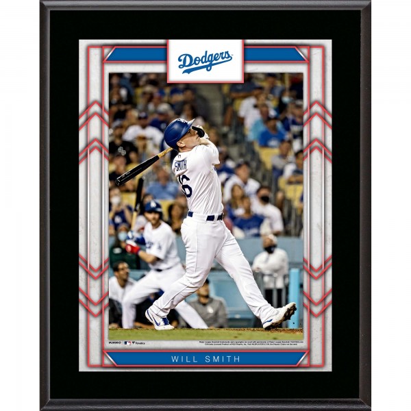 Los Angeles Dodgers Will Smith Fanatics Authentic Framed 10.5 x 13 Sublimated Player Plaque