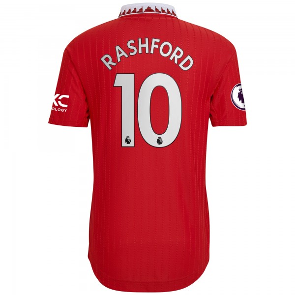 Игровая форма  Marcus Rashford Manchester United adidas 2022/23 Home Authentic Player - Red