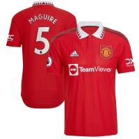 Игровая форма  Harry Maguire Manchester United adidas 2022/23 Home Authentic Player - Red