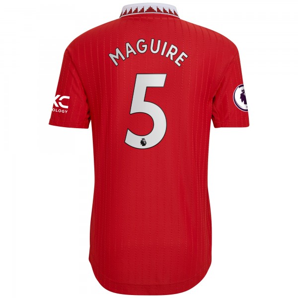 Игровая форма  Harry Maguire Manchester United adidas 2022/23 Home Authentic Player - Red