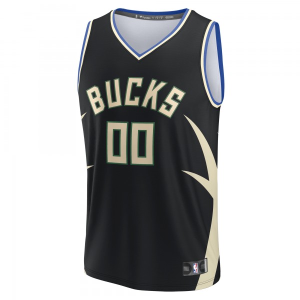 Джерси Milwaukee Bucks Fanatics Black Custom Fast Break - Statement Edition