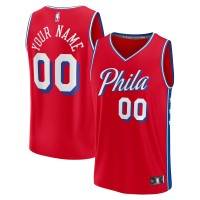 Игровая форма  Philadelphia 76ers Fast Break Custom - Red - Statement Edition