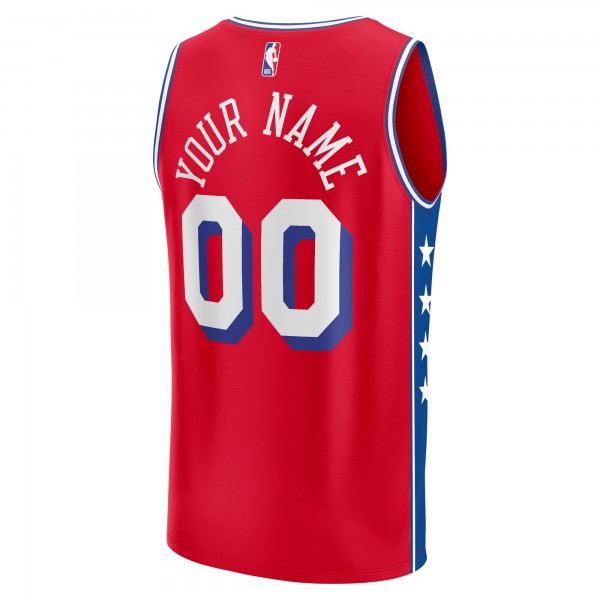 Игровая форма  Philadelphia 76ers Fast Break Custom - Red - Statement Edition