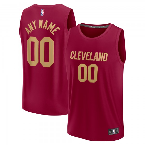 Игровая форма  Cleveland Cavaliers Youth Fast Break Custom - Maroon - Icon Edition