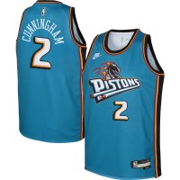 Игровая форма  Cade Cunningham Detroit Pistons Nike Youth 2022/23 Swingman Teal - Classic Edition