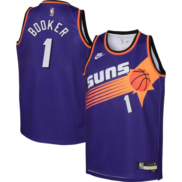 Игровая форма  Devin Booker Phoenix Suns Nike Youth 2022/23 Swingman Purple - Classic Edition