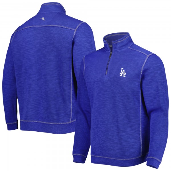 Кофта на короткой молнии Los Angeles Dodgers Tommy Bahama Tobago Bay Tri-Blend - Royal