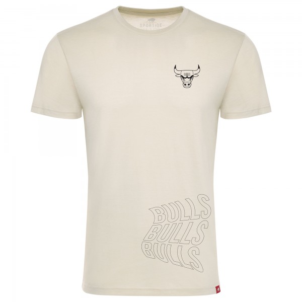 Футболка Chicago Bulls Sportiqe Unisex 1966 Collection Comfy Tri-Blend - Cream
