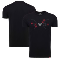 Футболка Chicago Bulls Sportiqe Unisex 1966 Collection Comfy Tri-Blend - Black