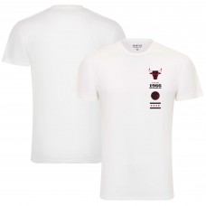 Футболка Unisex Chicago Bulls Sportiqe White 1966 Collection City Flag Bingham