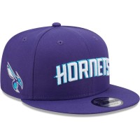 Бейсболка Charlotte Hornets New Era Purple Jersey Hook Statement Edition 9FIFTY