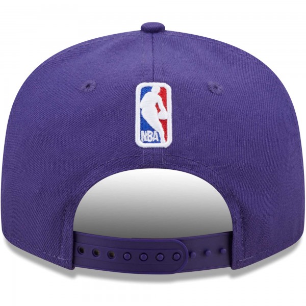 Бейсболка Charlotte Hornets New Era Purple Jersey Hook Statement Edition 9FIFTY