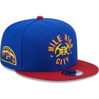 Бейсболка Denver Nuggets New Era Blue/Red Jersey Hook Statement Edition 9FIFTY Snapback