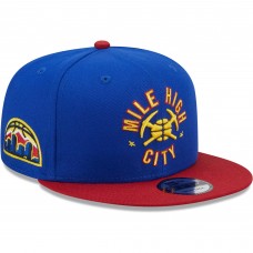 Бейсболка Denver Nuggets New Era Blue/Red Jersey Hook Statement Edition 9FIFTY Snapback