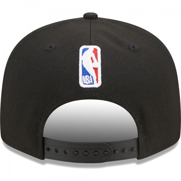 Бейсболка Milwaukee Bucks New Era Black Jersey Hook Statement Edition 9FIFTY