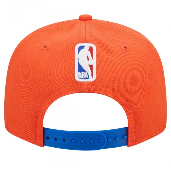 Бейсболка Oklahoma City Thunder New Era Orange Jersey Hook Statement Edition 9FIFTY Snapback