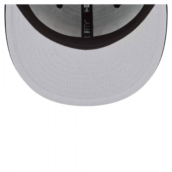 Бейсболка Atlanta Hawks New Era Black Jersey Hook Statement Edition 9FIFTY Snapback