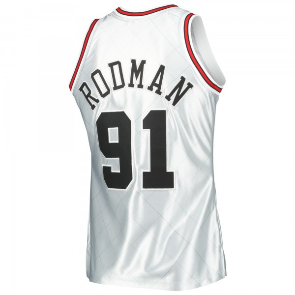 Игровая форма  Dennis Rodman Chicago Bulls Mitchell & Ness 1997-98 Hardwood Classics 75th Anniversary Swingman - Platinum