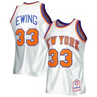 Игровая форма  Patrick Ewing New York Knicks Mitchell & Ness 1985-86 Hardwood Classics 75th Anniversary Swingman - Platinum