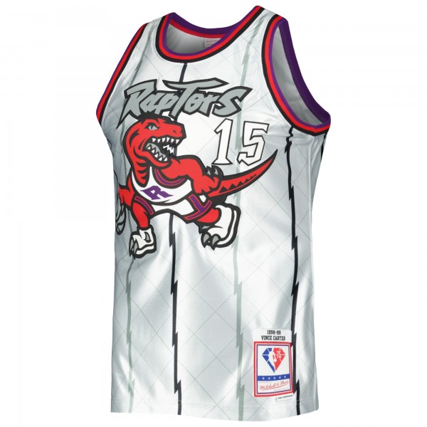 Игровая форма  Vince Carter Toronto Raptors Mitchell & Ness 1998-99 Hardwood Classics 75th Anniversary Swingman - Platinum