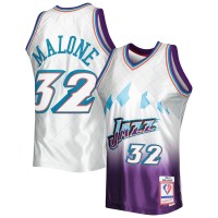 Игровая форма  Karl Malone Utah Jazz Mitchell & Ness 1996-97 Hardwood Classics 75th Anniversary Swingman - Platinum