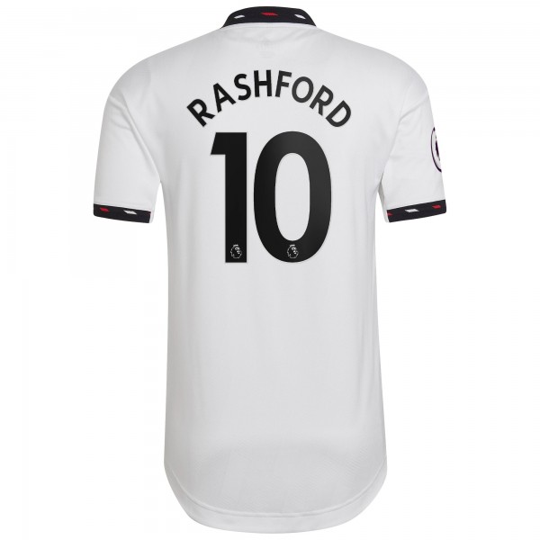 Игровая форма  Marcus Rashford Manchester United adidas 2022/23 Away Authentic Player - White