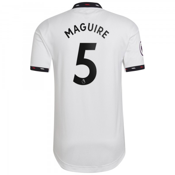 Игровая форма  Harry Maguire Manchester United adidas 2022/23 Away Authentic Player - White
