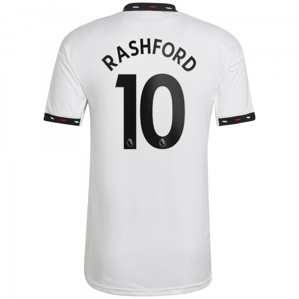Игровая форма  Marcus Rashford Manchester United adidas 2022/23 Away Replica Player - White