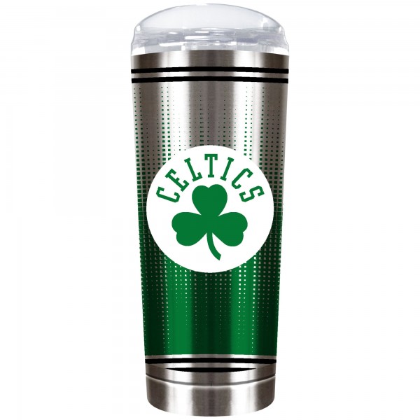 Boston Celtics Team Logo 18oz. Personalized Roadie Tumbler