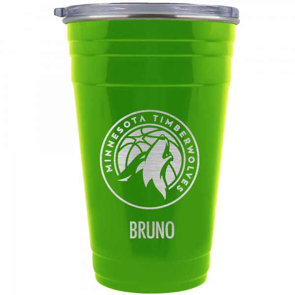 Именной бокал для вина Minnesota Timberwolves Team Logo 22oz. Tailgater