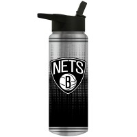 Brooklyn Nets Team Logo 24oz. Personalized Jr. Thirst Water Bottle
