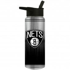 Brooklyn Nets Team Logo 24oz. Personalized Jr. Thirst Water Bottle