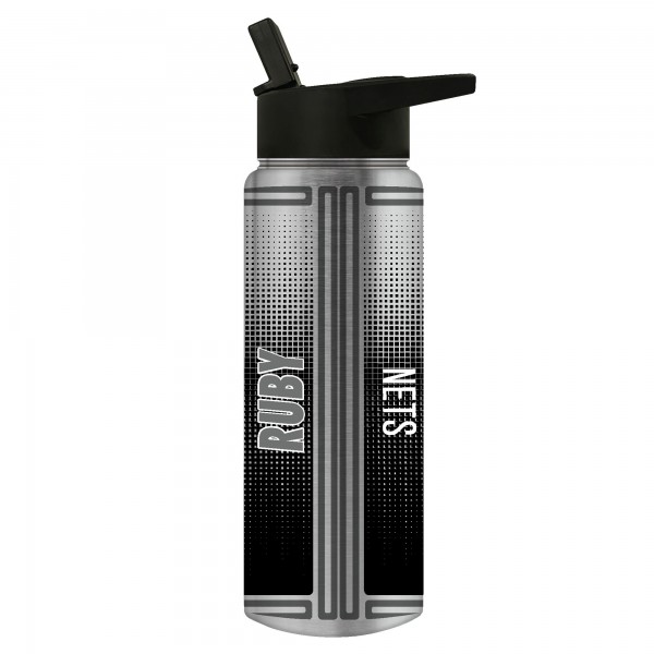 Brooklyn Nets Team Logo 24oz. Personalized Jr. Thirst Water Bottle