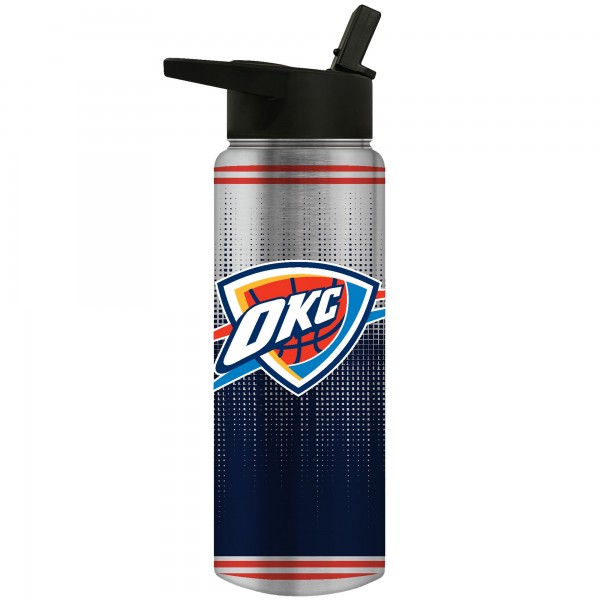 Oklahoma City Thunder Team Logo 24oz. Personalized Jr. Thirst Water Bottle