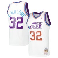 Игровая форма  Karl Malone Utah Jazz Mitchell & Ness 1991-92 Hardwood Classics Reload 3.0 Swingman - White