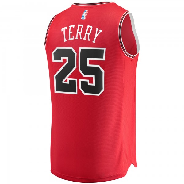 Игровая джерси Chicago Bulls Dalen Terry Red Fast Break Replica Player - Icon Edition