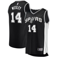 Игровая форма  Blake Wesley San Antonio Spurs 2022 NBA Draft First Round Pick Fast Break Replica Player - Icon Edition - Black