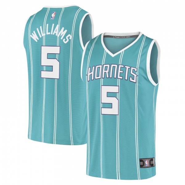 Игровая форма Mark Williams Charlotte Hornets 2022 NBA Draft First Round Pick Fast Break Replica - Icon Edition - Teal