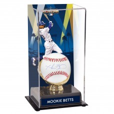 Autographed Los Angeles Dodgers Mookie Betts Fanatics Authentic Baseball and 2022 MLB All-Star Game Gold Glove Display Case with Image