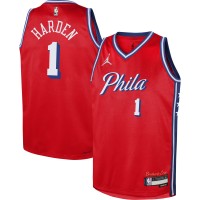 Игровая форма  James Harden Philadelphia 76ers Jordan Brand Youth Swingman - Statement Edition - Red