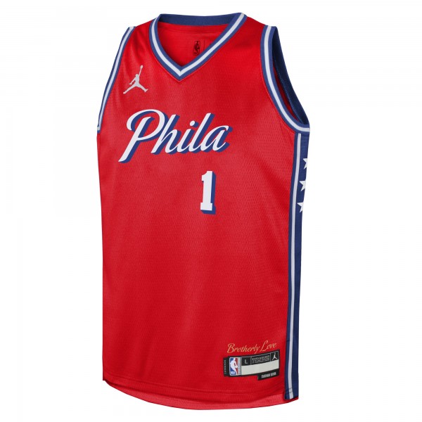 Игровая форма  James Harden Philadelphia 76ers Jordan Brand Youth Swingman - Statement Edition - Red