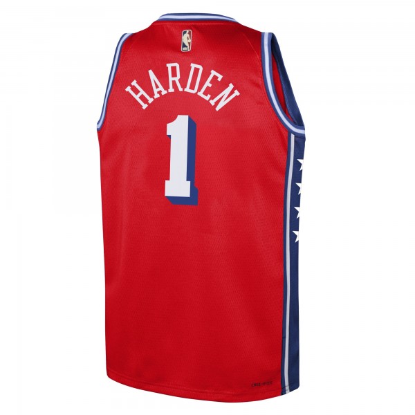 Игровая форма  James Harden Philadelphia 76ers Jordan Brand Youth Swingman - Statement Edition - Red
