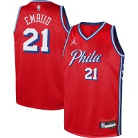 Игровая форма  Joel Embiid Philadelphia 76ers Jordan Brand Youth Swingman - Statement Edition - Red