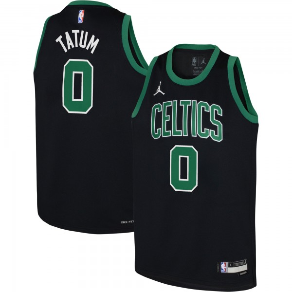 Игровая джерси Jayson Tatum Boston Celtics Jordan Brand Youth Swingman - Statement Edition - Black
