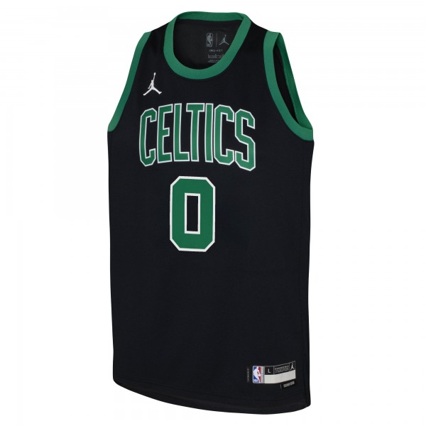 Игровая джерси Jayson Tatum Boston Celtics Jordan Brand Youth Swingman - Statement Edition - Black