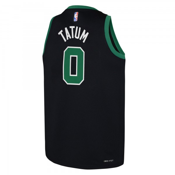 Игровая джерси Jayson Tatum Boston Celtics Jordan Brand Youth Swingman - Statement Edition - Black