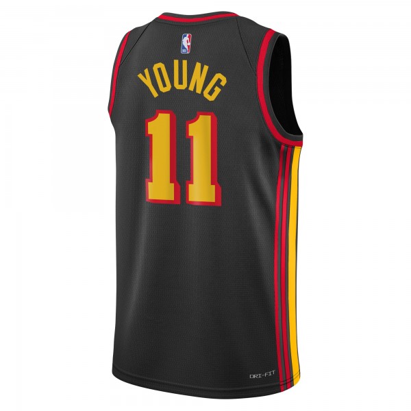 Игровая форма  Trae Young Atlanta Hawks Jordan Brand Youth Swingman - Statement Edition - Black