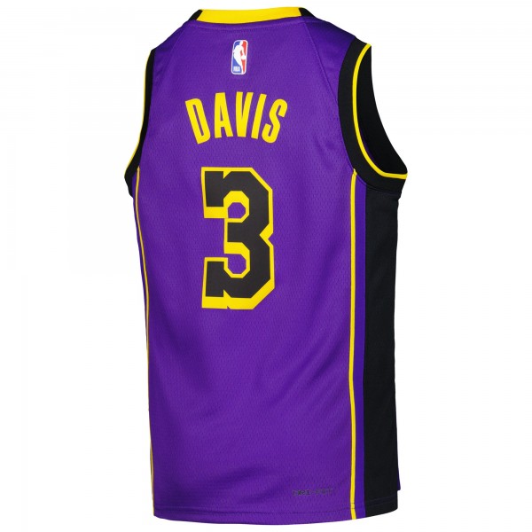 Игровая джерси Anthony Davis Los Angeles Lakers Jordan Brand Youth Swingman - Statement Edition - Purple