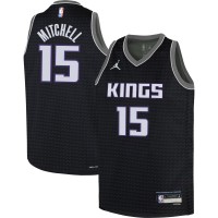Игровая форма  Davion Mitchell Sacramento Kings Jordan Brand Youth Swingman - Statement Edition - Black