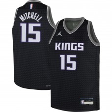 Игровая форма  Davion Mitchell Sacramento Kings Jordan Brand Youth Swingman - Statement Edition - Black